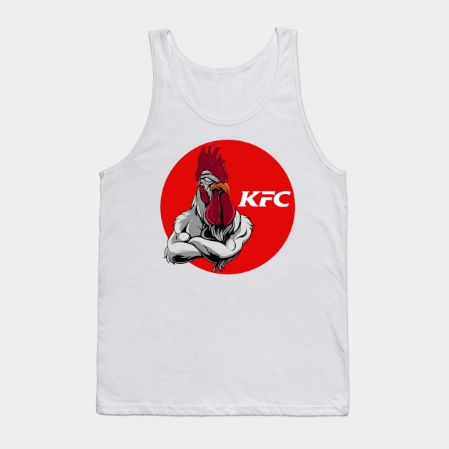 Kentucky Fighting Chickens Tank Top by INLE Designs